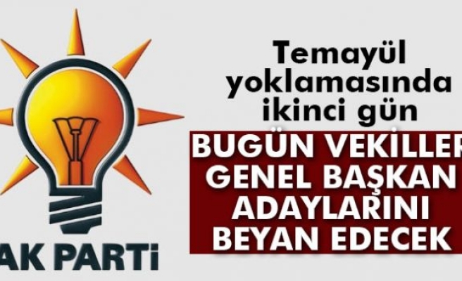 AK Parti'nin temayül yoklamasında ikinci gün