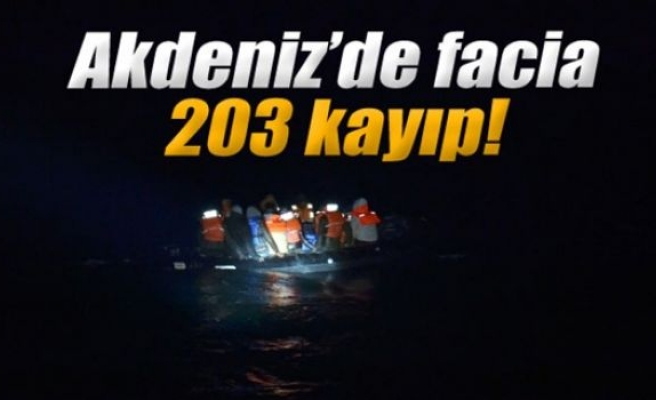 Akdeniz’de facia: 203 kayıp