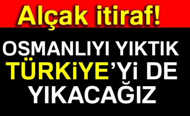 ALÇAK İTİRAF!