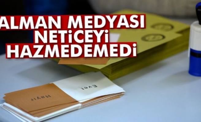 Alman Medyası Neticeyi HAzmedemedi!