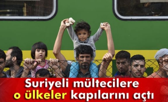 Almanya ve Avusturya kapılarını Suriyelilere açtı