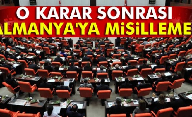 Almanya’ya misilleme geliyor