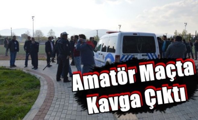 Amatör Maçta Kavga Çıktı