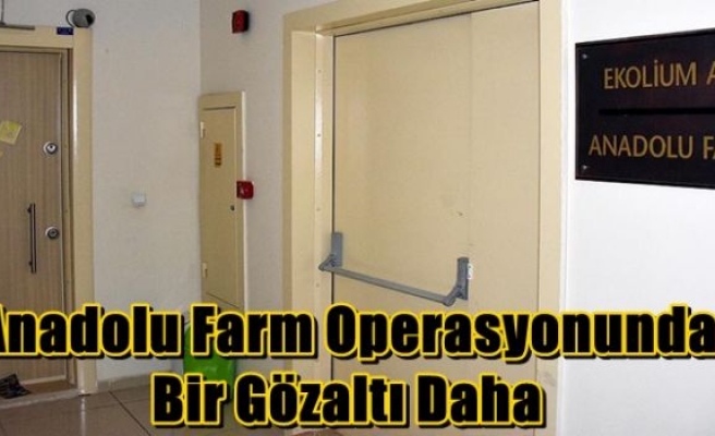 Anadolu Farm Operasyonunda  Bir Gözaltı Daha