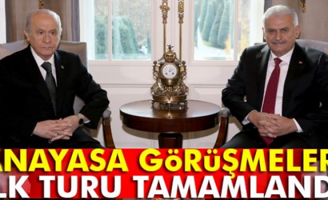 Anayasa görüşmelerinin ilk turu tamamlandı