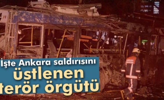 Ankara saldırısını ’TAK’ üstlendi