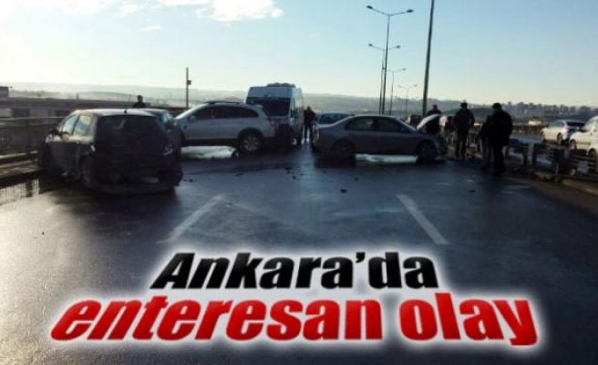 Ankara’da enteresan olay