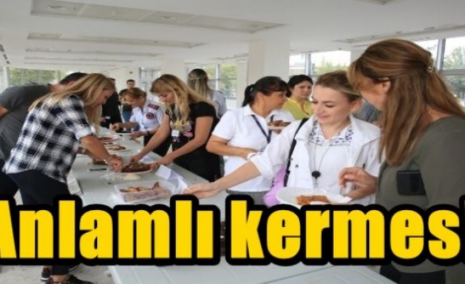 Anlamlı kermes!