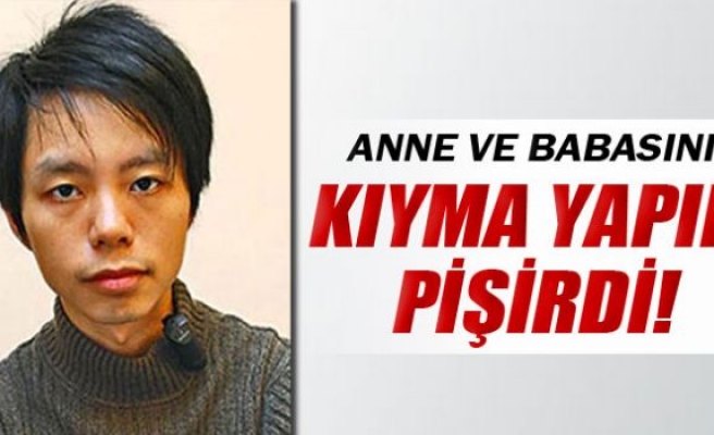 Anne babasından kıyma yaptı!