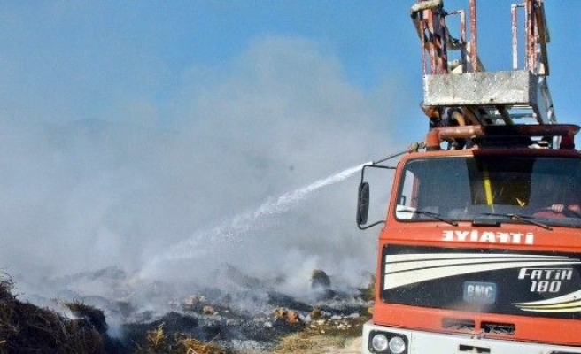 Antalya’da sazlık alanda yangın çıktı