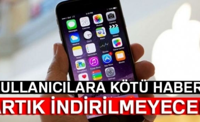 Apple 32 bit uygulamaları indirilmeyecek!