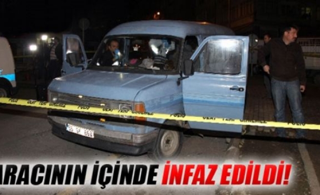 Aracının içinde infaz edildi!