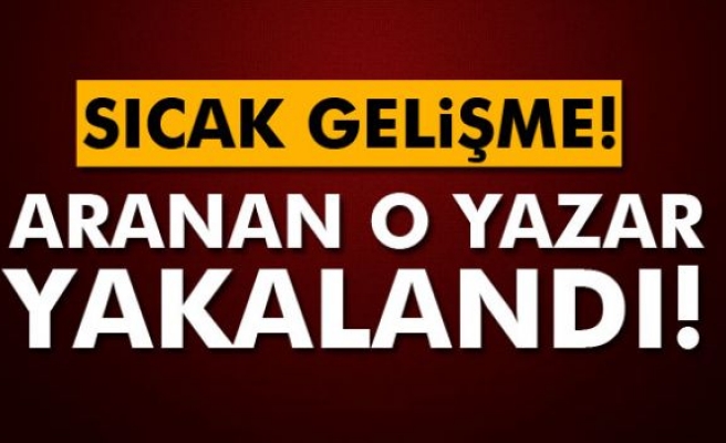 Aranan yazar Ali Bulaç yakalandı!