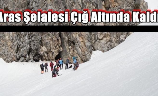 Aras Şelalesi Çığ Altında Kaldı