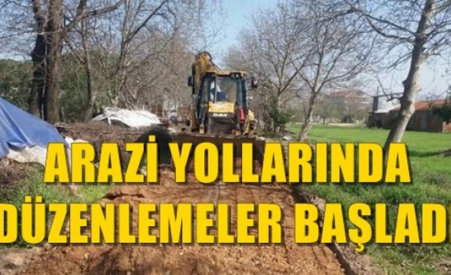  Arazi Yollarında Düzenlemeler Başladı