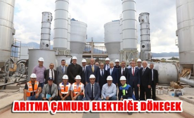 Arıtma çamuru elektriğe dönüşecek