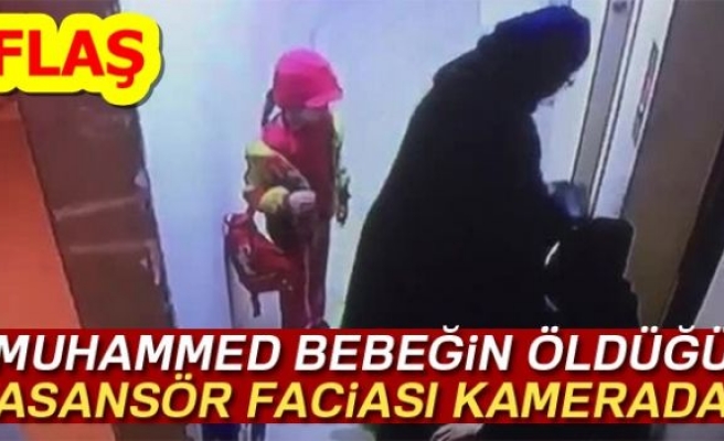 ASANSÖR FACİASI KAMERADA!