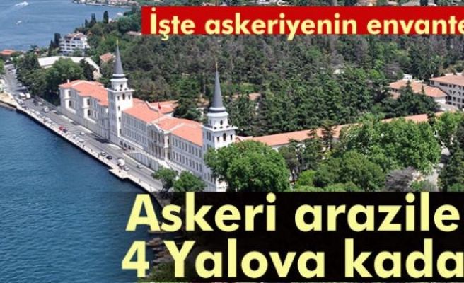 Askeri araziler 4 Yalova kadar