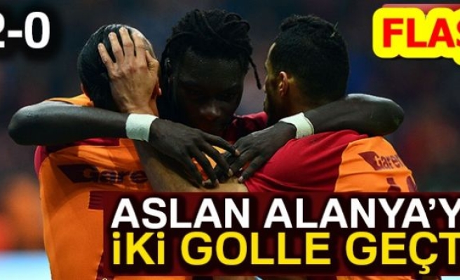 ASLAN ALANYA'YI 2 GOLLE GEÇTİ!