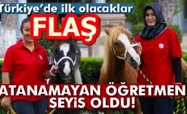 Atanamayan Öğretmen Seyis Oldu!