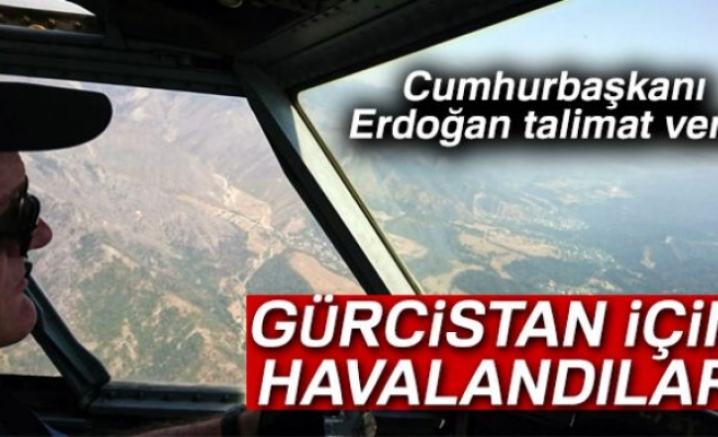 'Ateş Kuşları'ndan Gürcistan'a yardım