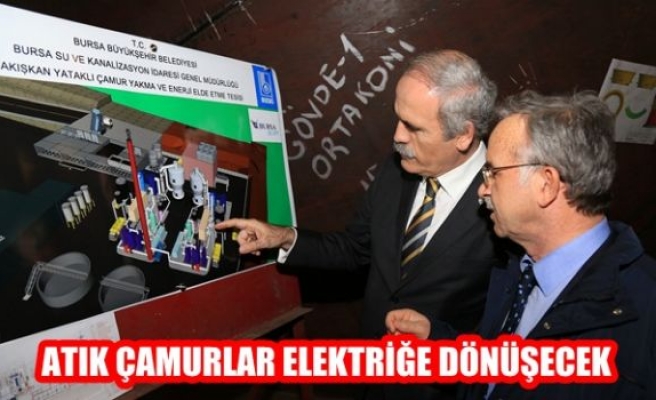 Atık Çamurlar Elektriğe Dönüşecek