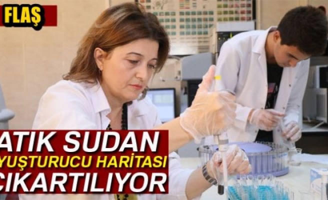 Atık sudan uyuşturucu haritası!