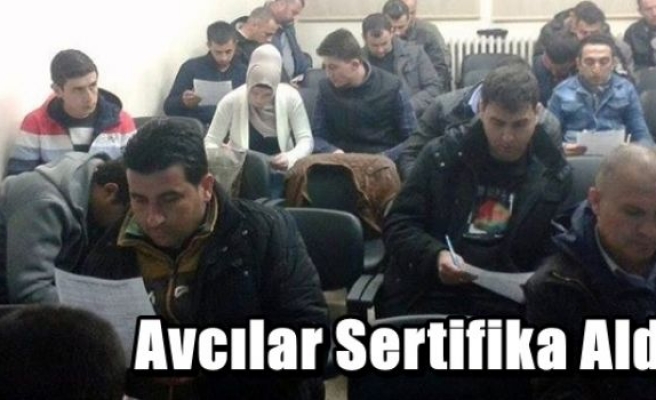 Avcılar Sertifika Aldı