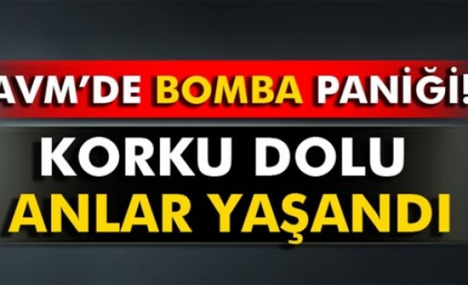 AVM’de bomba paniği