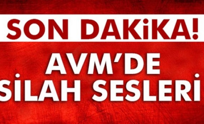 AVM'de silah sesleri