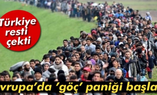 AVRUPA'da Göç Paniği Başladı!