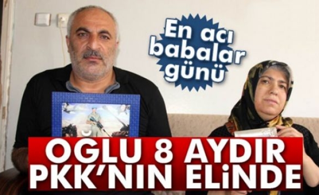 Babalar gününde oğlunun yolunu gözlüyor