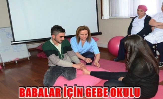 Babalar için gebe okulu