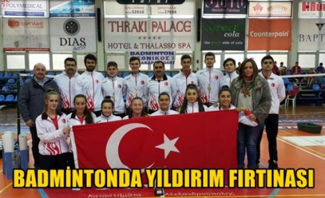 Badmintonda Yıldırım fırtınası