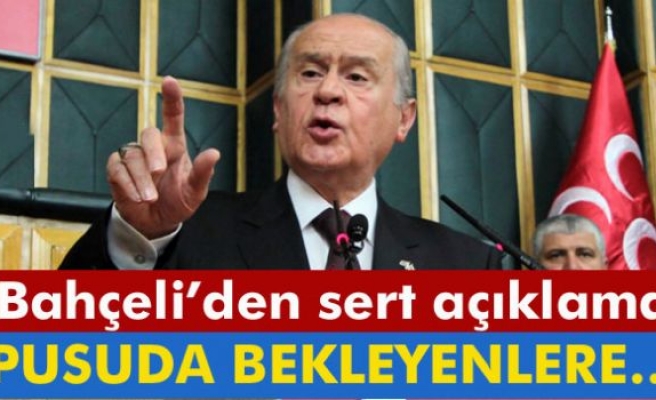 Bahçeli: 'Pusuda bekleyenlere milletin azameti gösterilmelidir'