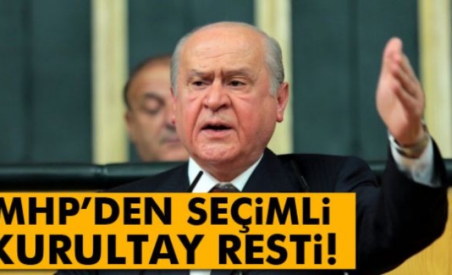 Bahçeli seçimli kurultay kararı aldı