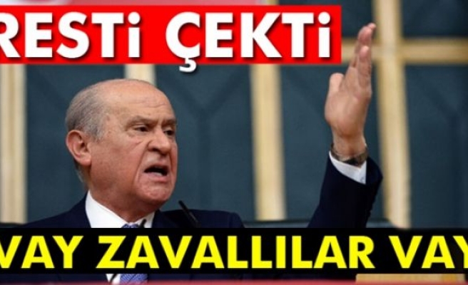 Bahçeli: Vay zavallılar vay!