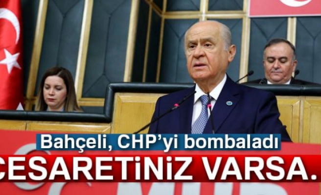 Bahçeli'den CHP'ye eleştiri