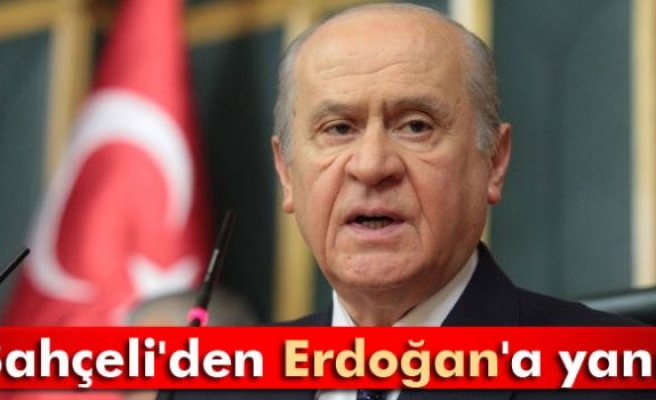 Bahçeli'den Erdoğan'a yanıt