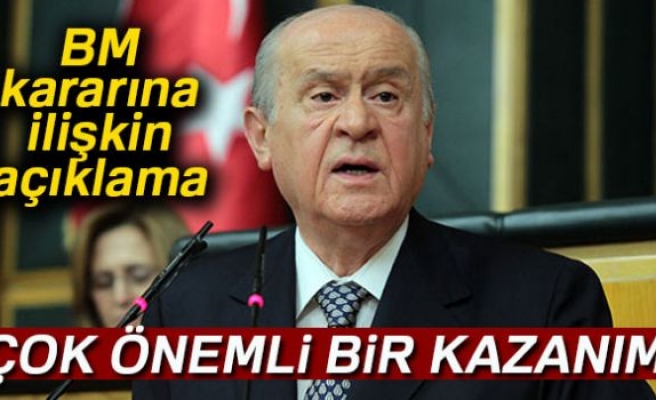 BAHÇELİ'DEN FLAŞ AÇIKLAMA!