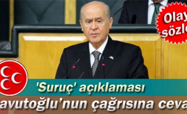 Bahçeli’den 'Suruç' açıklaması