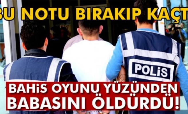 Bahis Oyunu Yüzünden Babasını Öldürdü