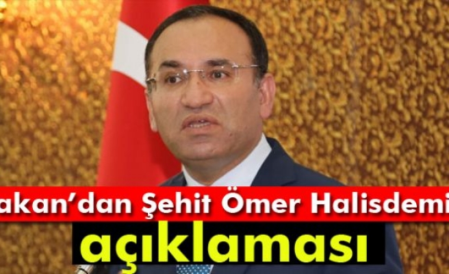 Bakan Bozdağ'dan Şehit Ömer Halisdemir açıklaması