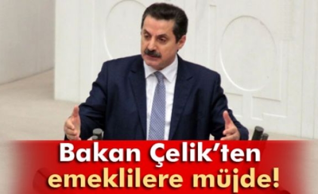 Bakan Çelik’ten emeklilere müjde!