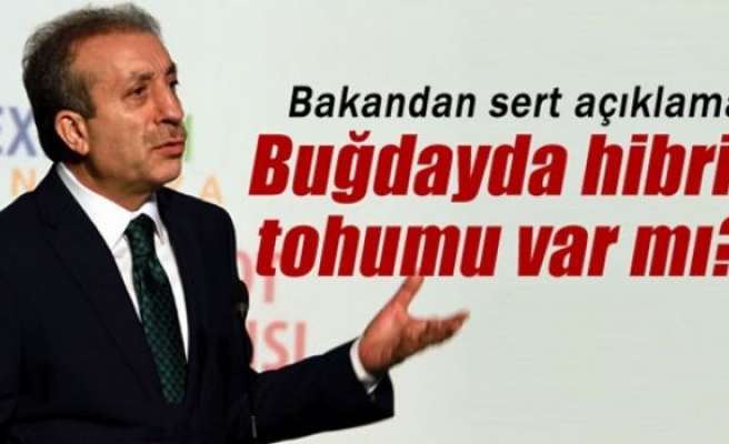 Bakan Mehdi Eker'den hibrit tohumu açıklaması