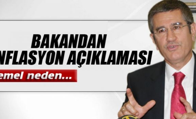 Bakandan enflasyon açıklaması