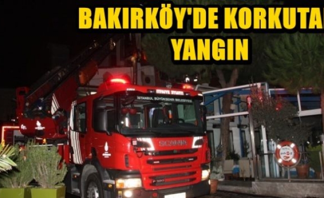 Bakırköy’de balık restoranında yangın