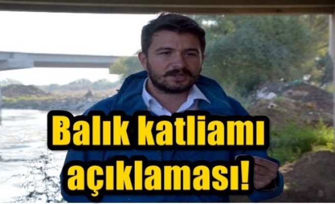 Balık katliamı açıklaması!