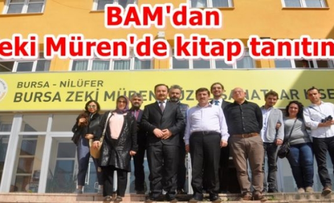 BAM'dan Zeki Müren'de kitap tanıtımı