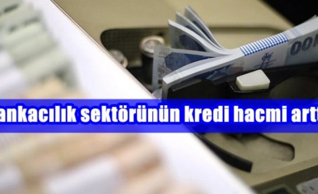 Bankacılık sektörünün kredi hacmi arttı